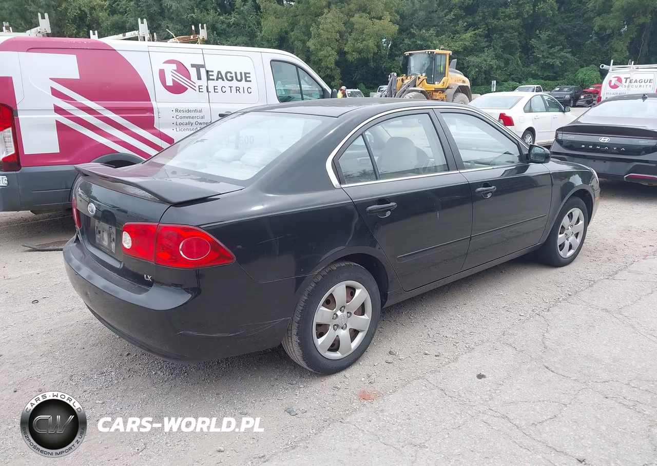 2008 Kia Optima Lx VIN:KNAGE123585212692 - 4