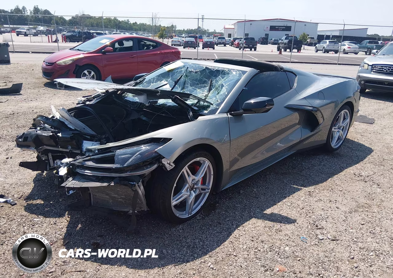 2022 Chevrolet Corvette Stingray Rwd 1Lt VIN:1G1YA2D40N5104502 - 2