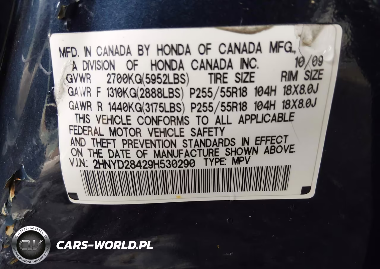 2009 Acura Mdx Technology Package VIN:2HNYD28429H530290 - 9