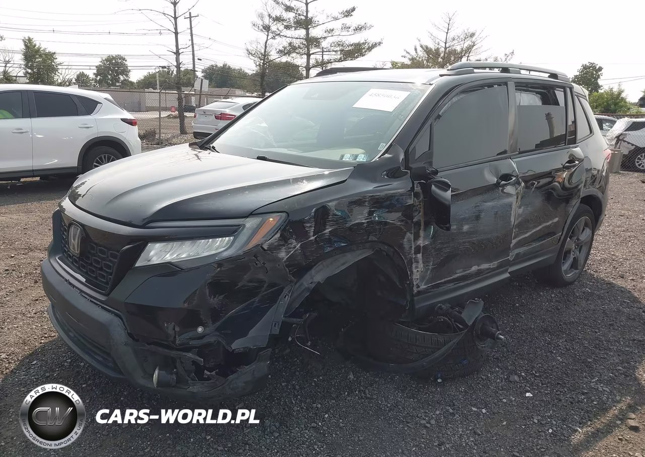 2019 Honda Passport Touring VIN:5FNYF8H91KB009345 - 2