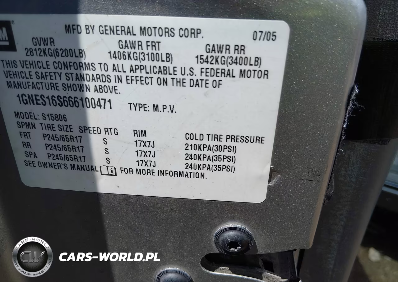 2006 Chevrolet Trailblazer Ext Ls VIN:1GNES16S666100471 - 9