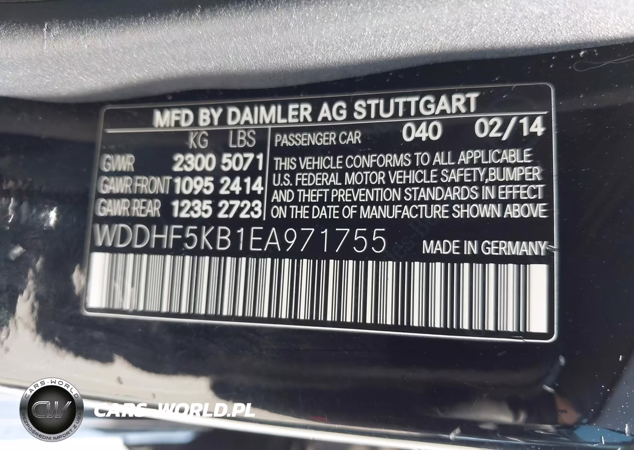2014 Mercedes-Benz E 350 VIN:WDDHF5KB1EA971755 - 9