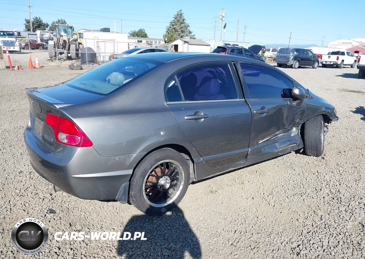 2007 Honda Civic Lx VIN:2HGFA16587H304622 - 4