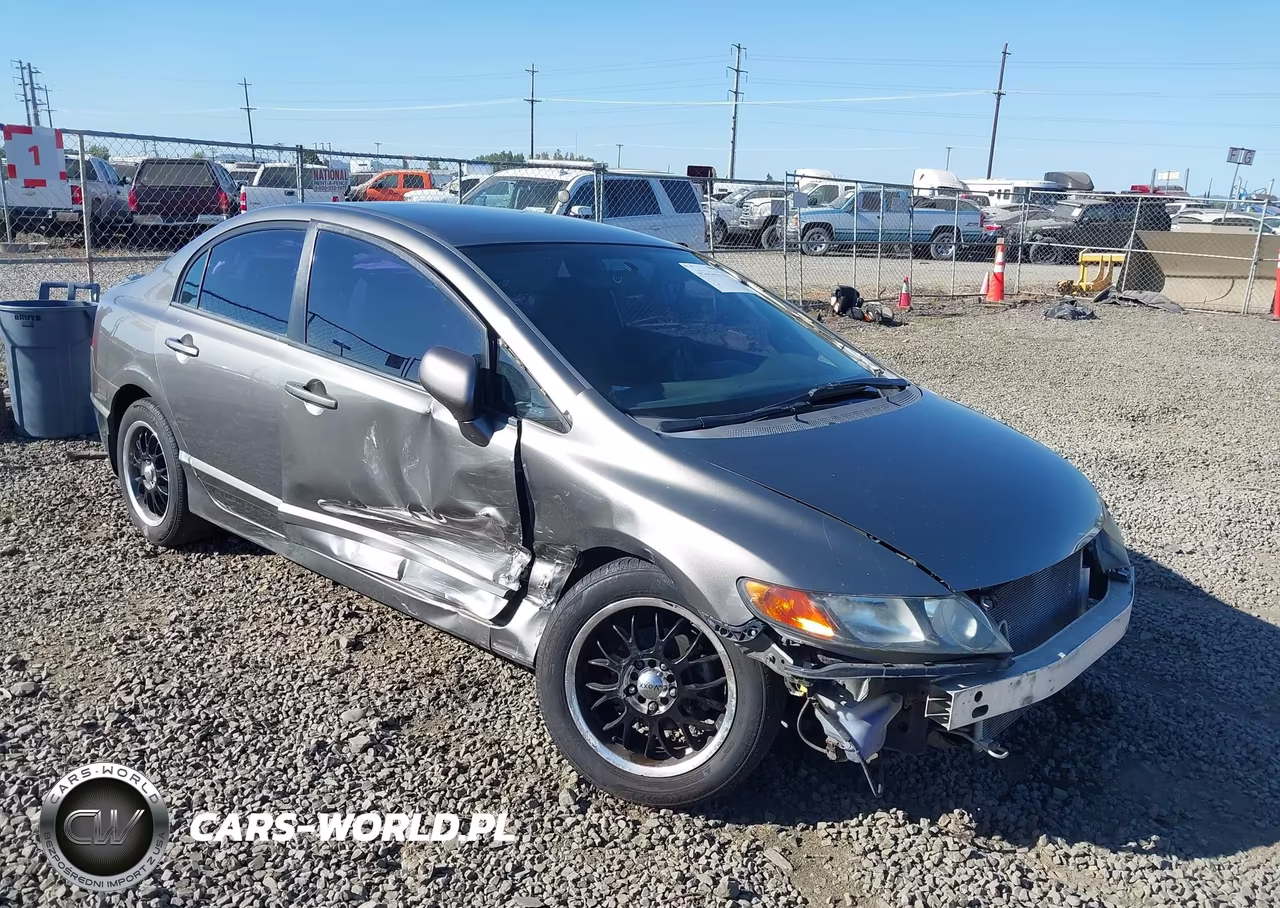 2007 Honda Civic Lx VIN:2HGFA16587H304622 - 6
