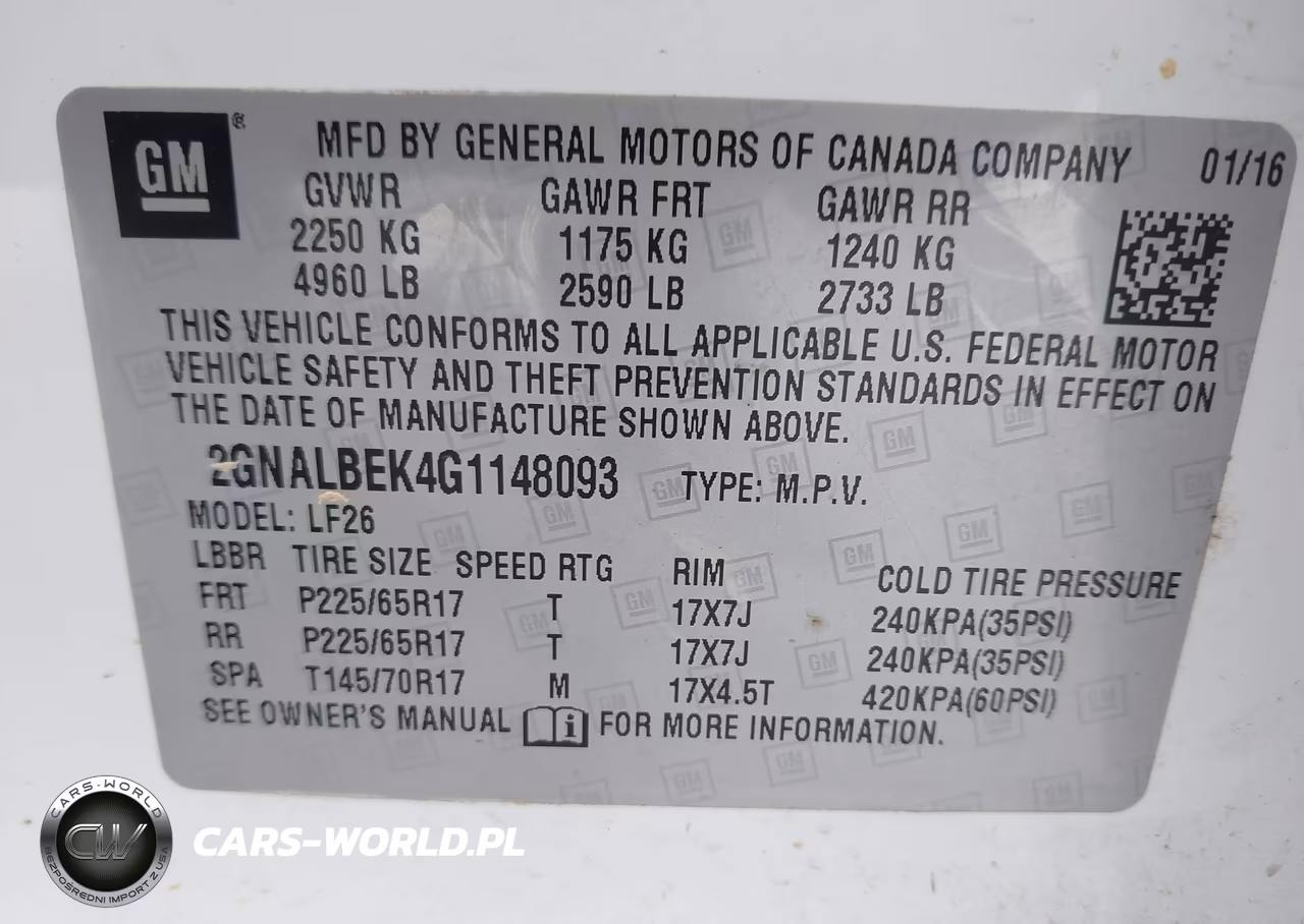 2016 Chevrolet Equinox Ls VIN:2GNALBEK4G1148093 - 9