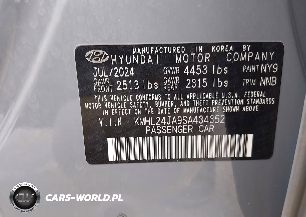 2025 Hyundai Sonata Se VIN:KMHL24JA9SA434352 - 9