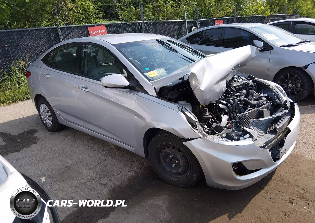 2015 Hyundai Accent Gls VIN:KMHCT4AE4FU915677 - 1