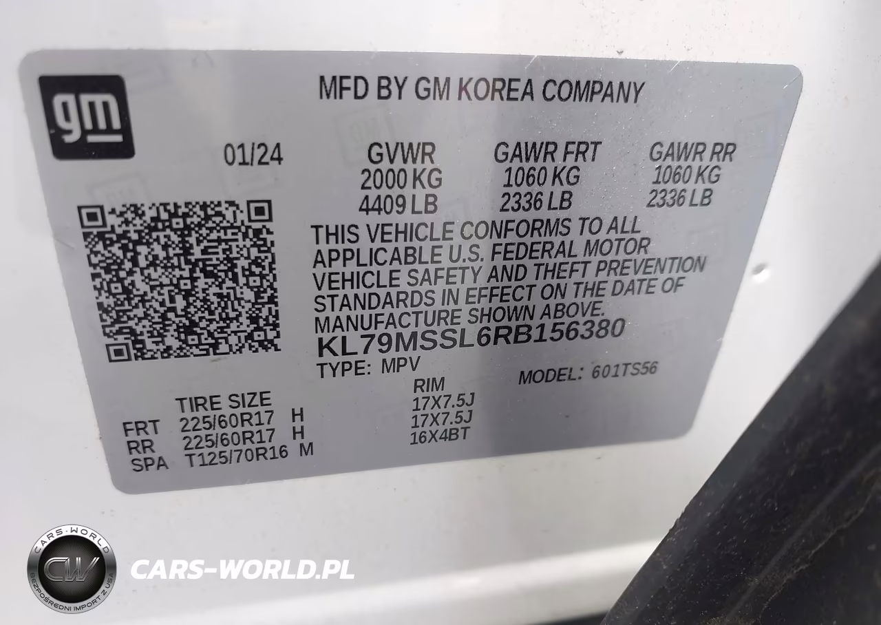 2024 Chevrolet Trailblazer Awd Activ VIN:KL79MSSL6RB156380 - 9