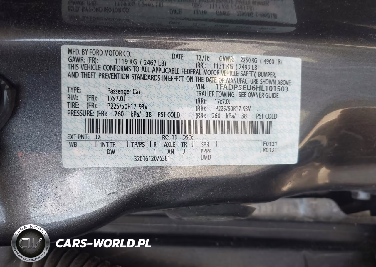 2017 Ford C-Max Energi Se VIN:1FADP5EU6HL101503 - 9