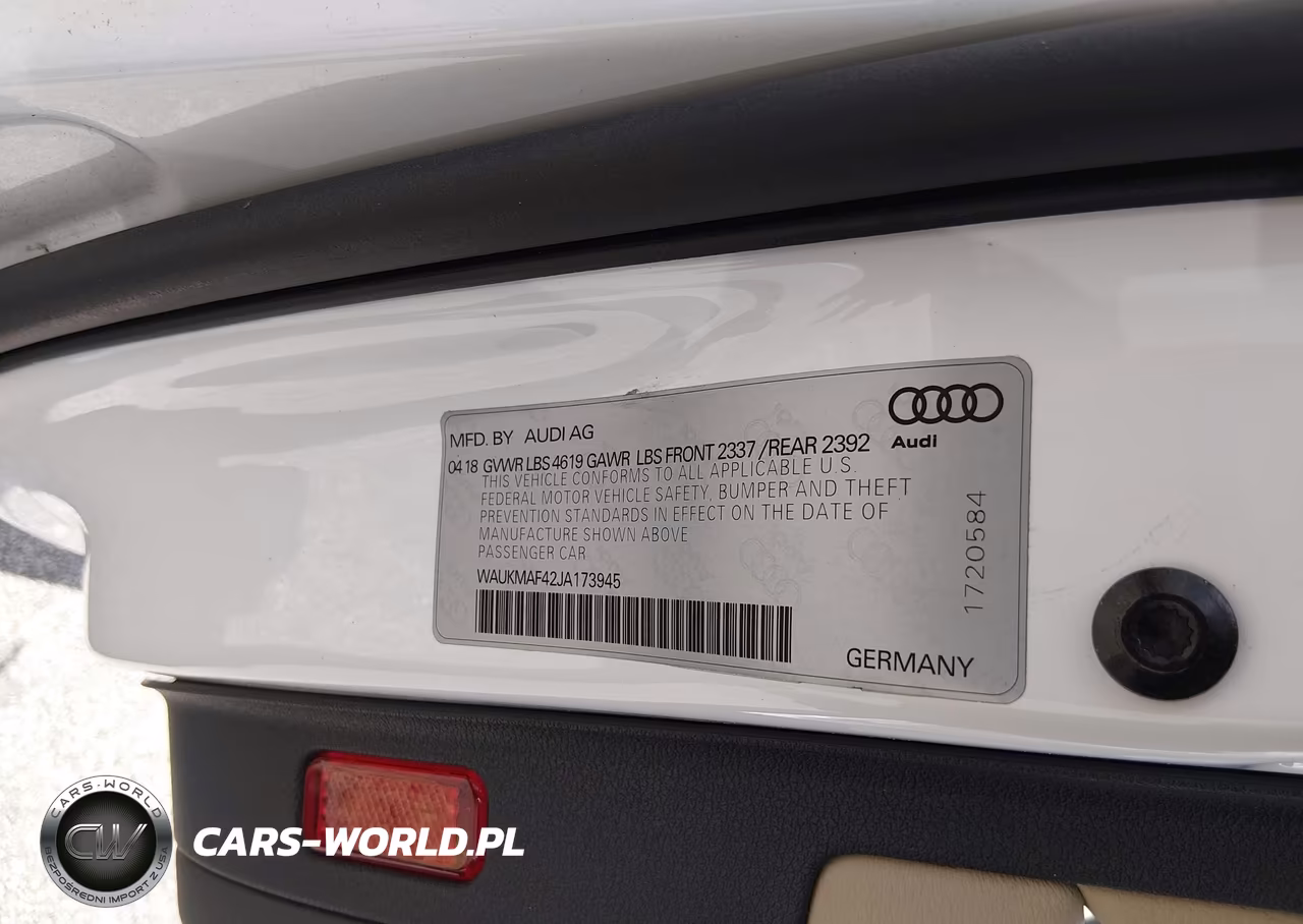 2018 Audi A4 2.0T Tech Ultra Premium-2.0T Ultra Premium VIN:WAUKMAF42JA173945 - 9