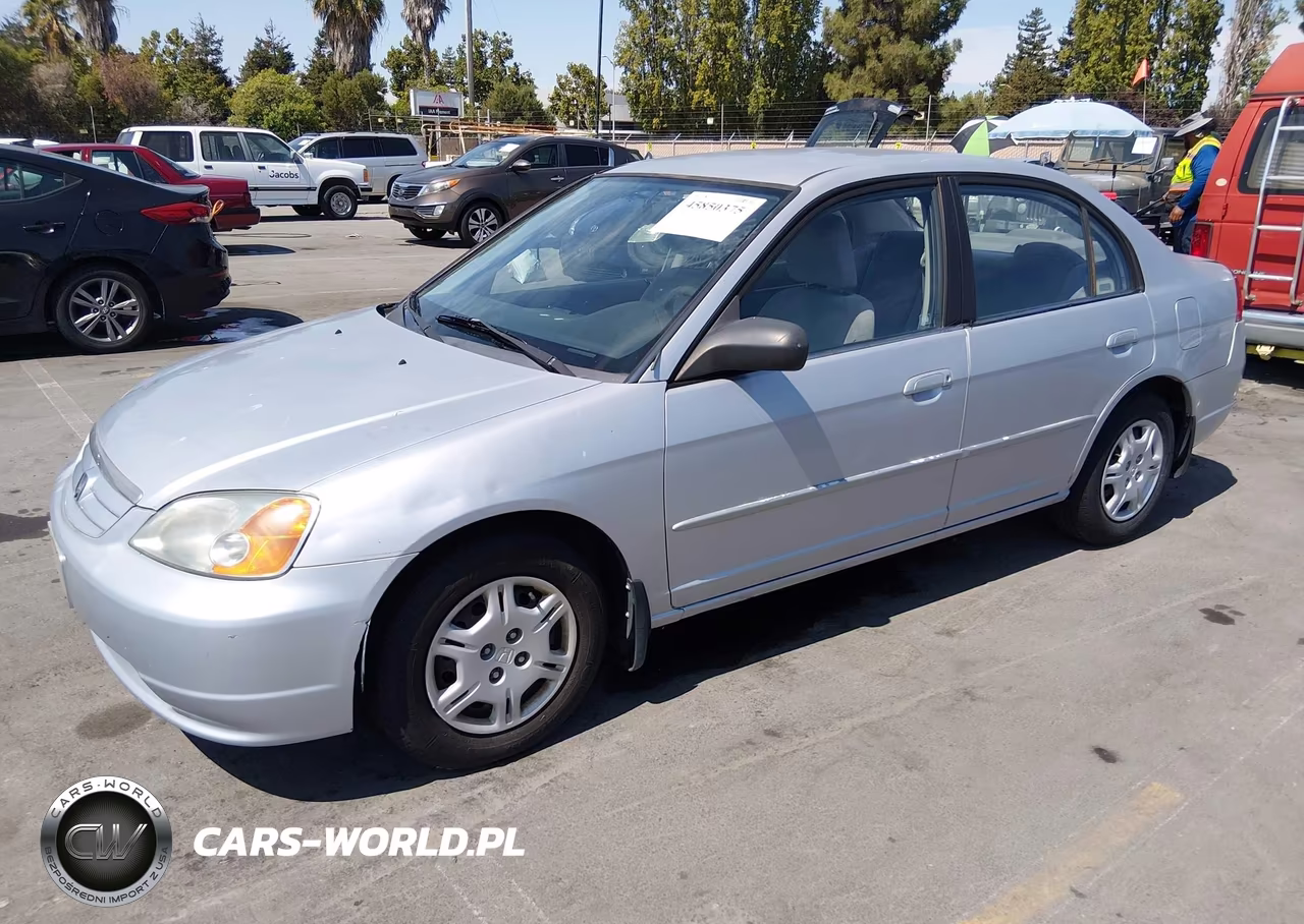 2002 Honda Civic Lx VIN:1HGES15572L011137 - 2