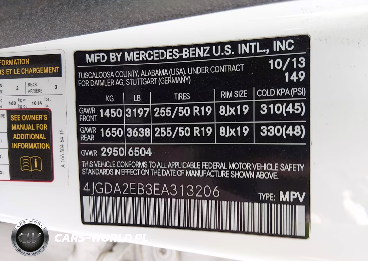 2014 Mercedes-Benz Ml 350 Bluetec 4Matic VIN:4JGDA2EB3EA313206 - 9