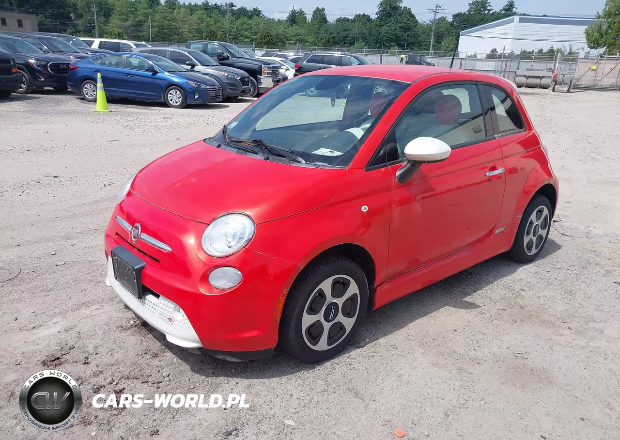 2014 Fiat 500E Battery Electric VIN:3C3CFFGEXET172762 - 2