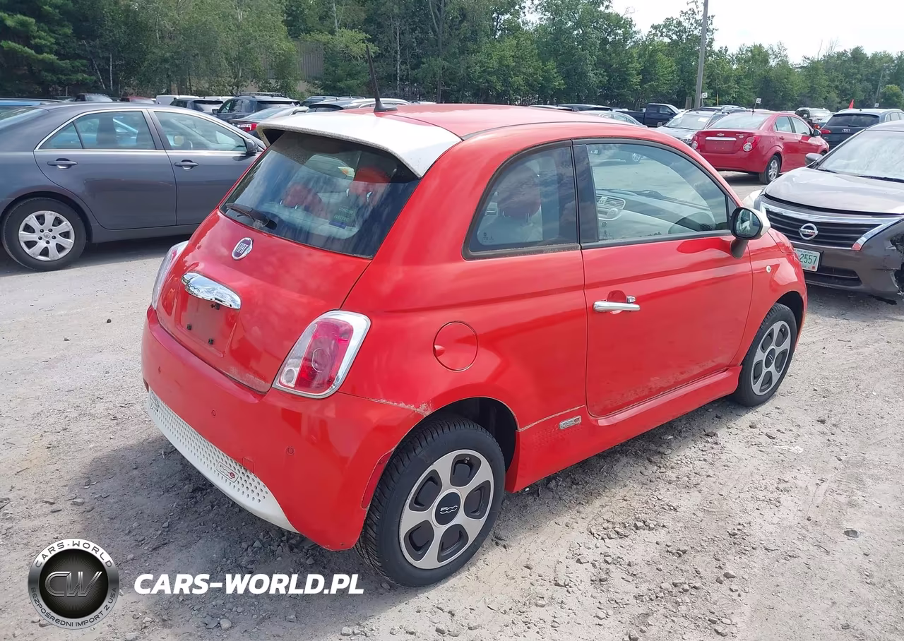 2014 Fiat 500E Battery Electric VIN:3C3CFFGEXET172762 - 4