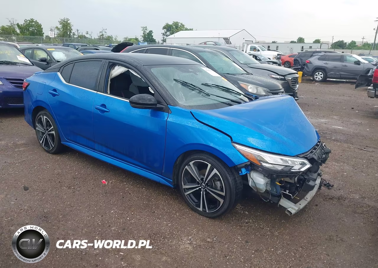 2022 Nissan Sentra Sr Xtronic Cvt VIN:3N1AB8DV9NY270881 - 1