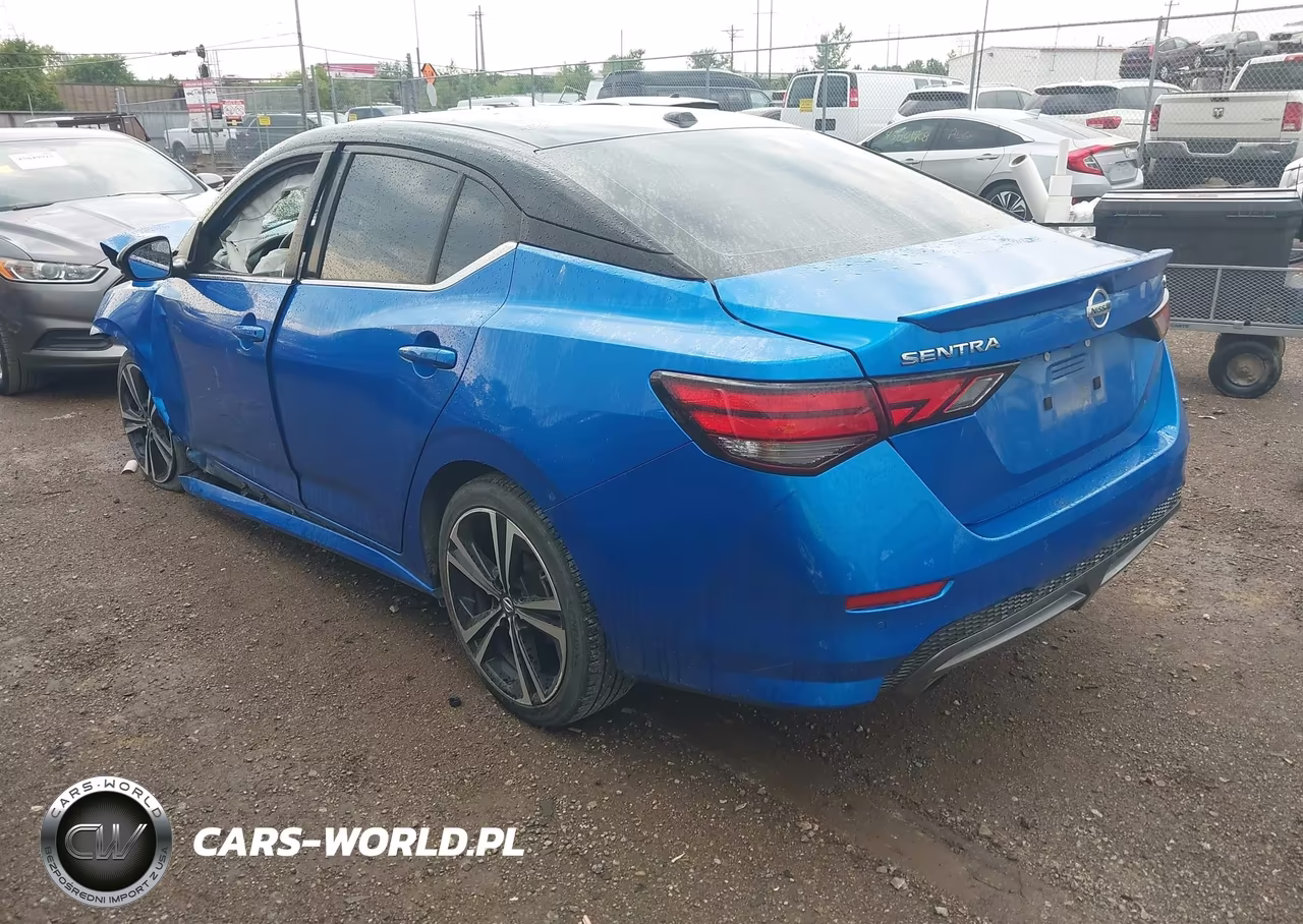 2022 Nissan Sentra Sr Xtronic Cvt VIN:3N1AB8DV9NY270881 - 3