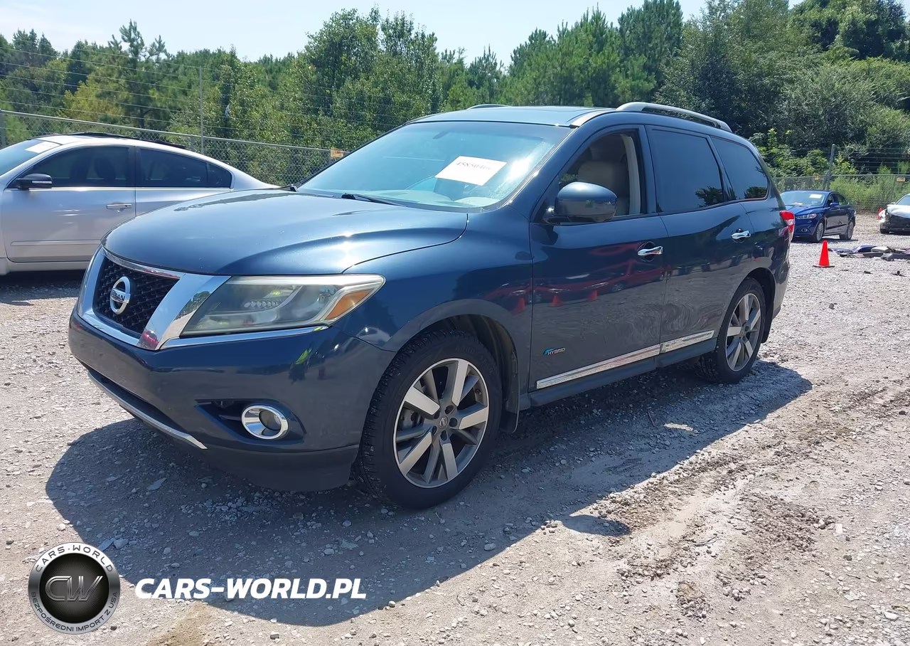 2014 Nissan Pathfinder Hybrid Platinum VIN:5N1CR2MN0EC662120 - 2