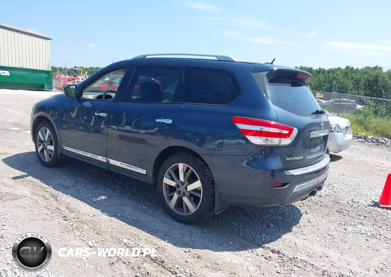 2014 Nissan Pathfinder Hybrid Platinum VIN:5N1CR2MN0EC662120 - 3