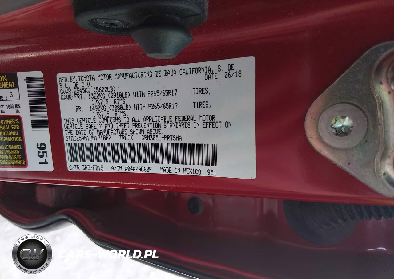 2018 Toyota Tacoma VIN:3TMCZ5AN1JM171882 - 9