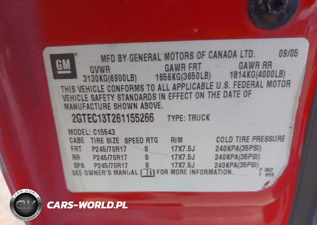 2006 GMC Sierra 1500 Sle1 VIN:2GTEC13T261155266 - 9