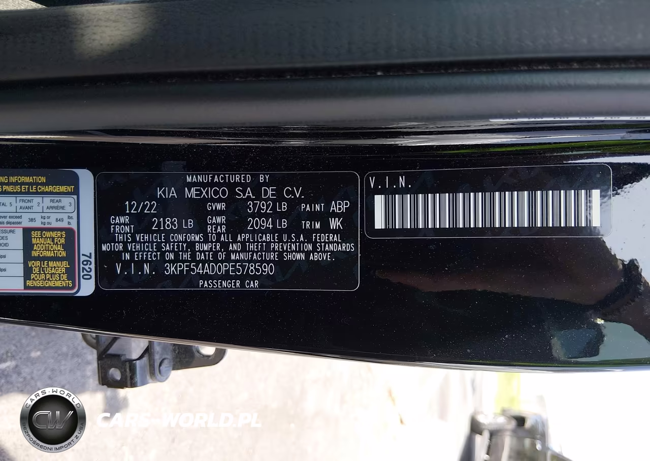 2023 Kia Forte Gt-Line VIN:3KPF54AD0PE578590 - 9