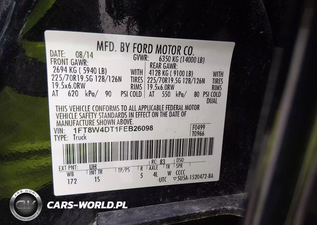 2015 Ford F-450 Xl VIN:1FT8W4DT1FEB26098 - 9