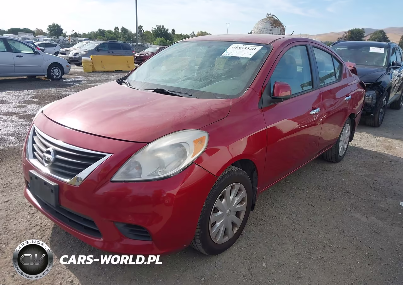 2013 Nissan Versa 1.6 Sv VIN:3N1CN7AP9DL885636 - 2