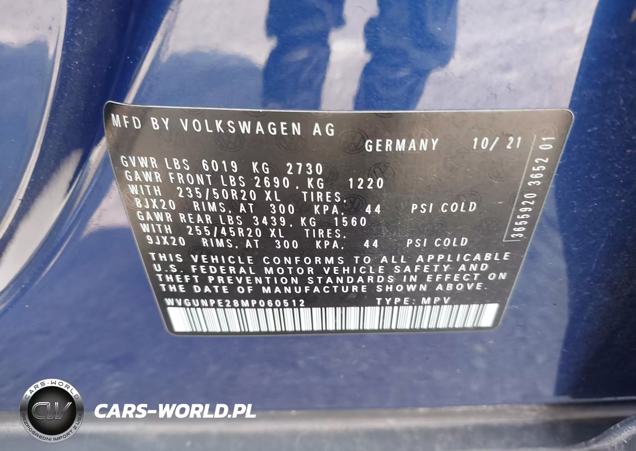 2021 Volkswagen Id.4 Awd Pro S VIN:WVGUNPE28MP060512 - 9