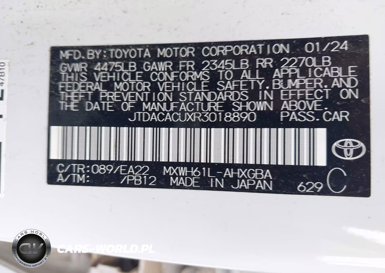 2024 Toyota Prius Prime Xse VIN:JTDACACUXR3018890 - 9