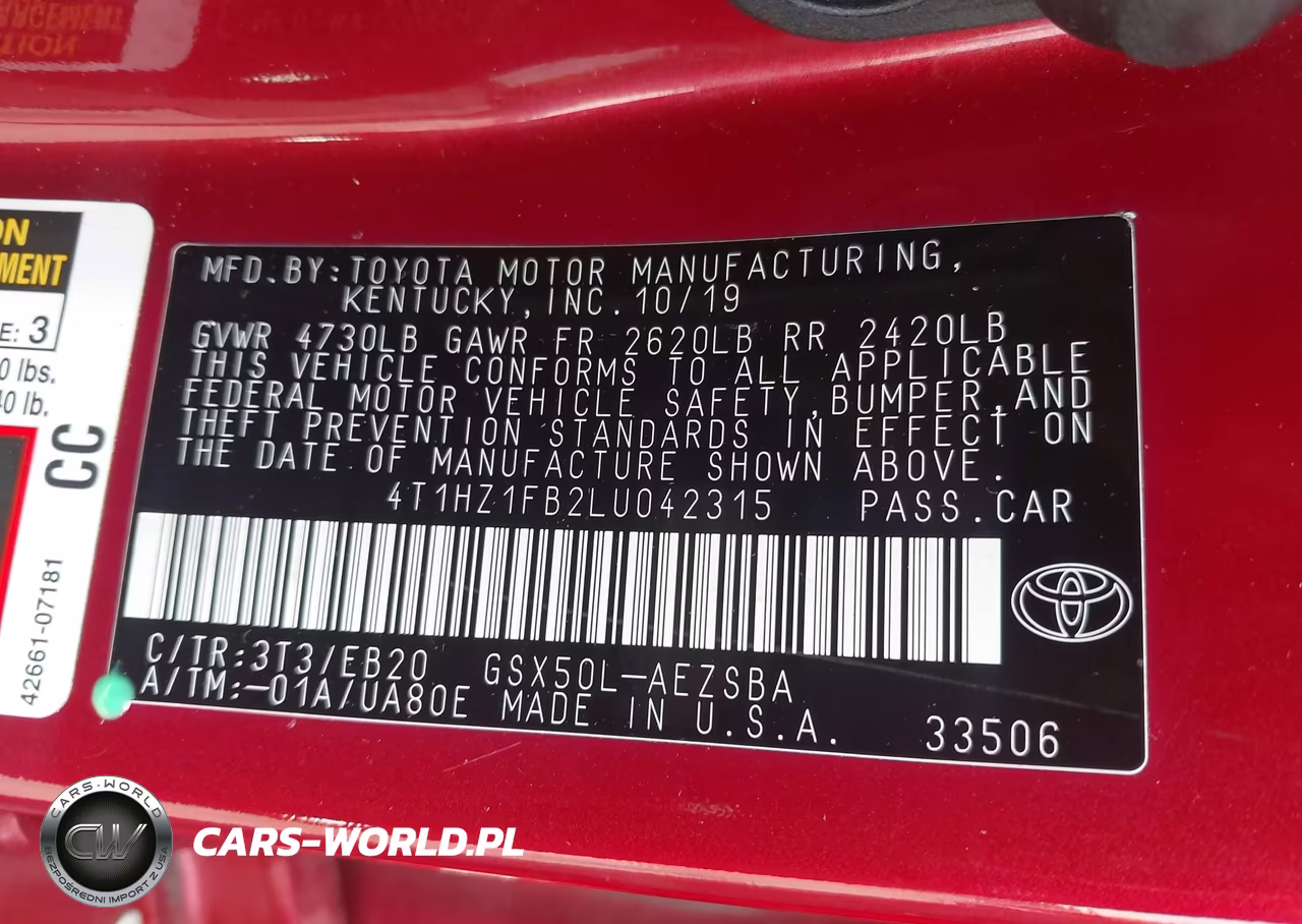 2020 Toyota Avalon Touring VIN:4T1HZ1FB2LU042315 - 9