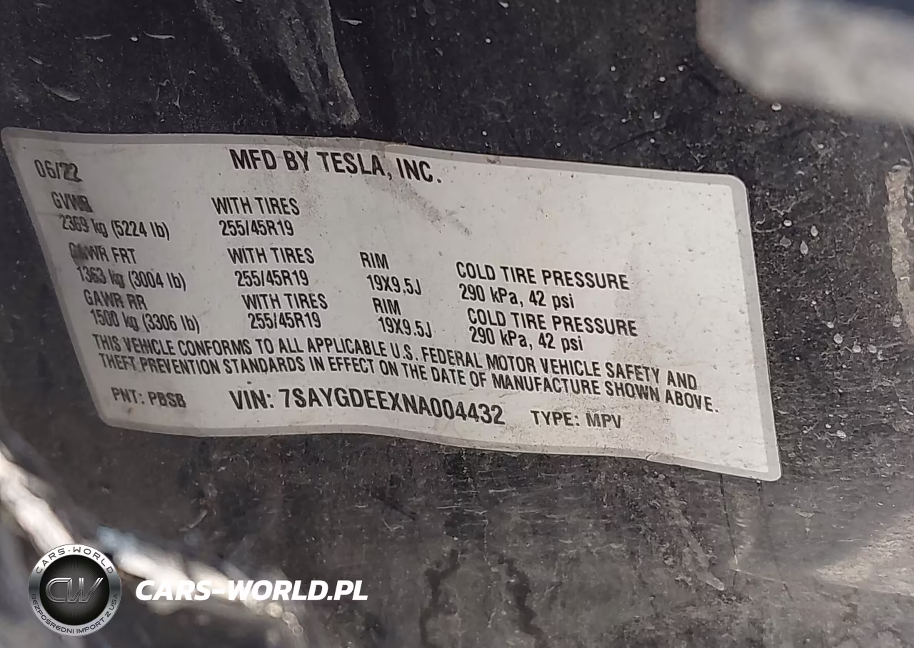 2022 Tesla Model Y Long Range Dual Motor All-Wheel Drive VIN:7SAYGDEEXNA004432 - 9