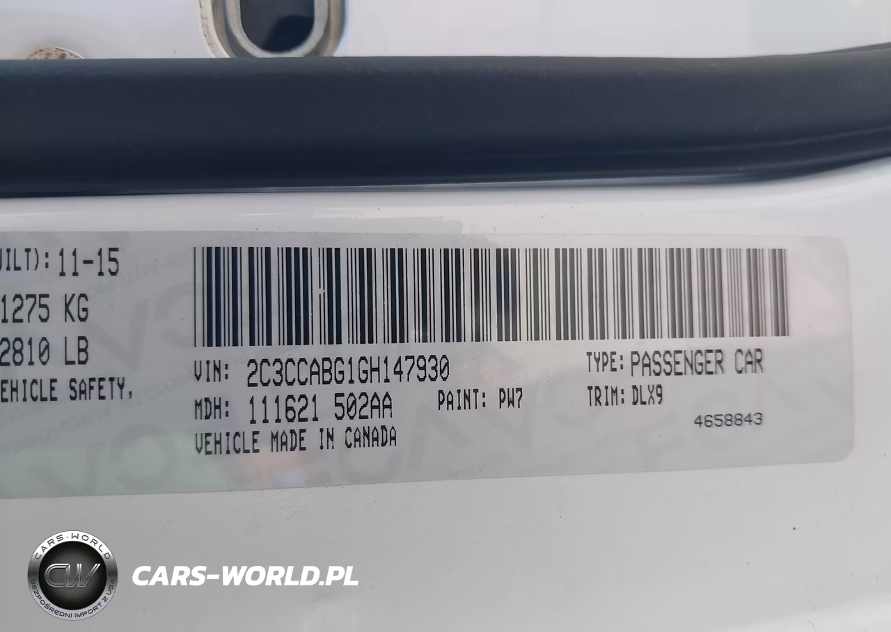 2016 Chrysler 300 300S VIN:2C3CCABG1GH147930 - 9