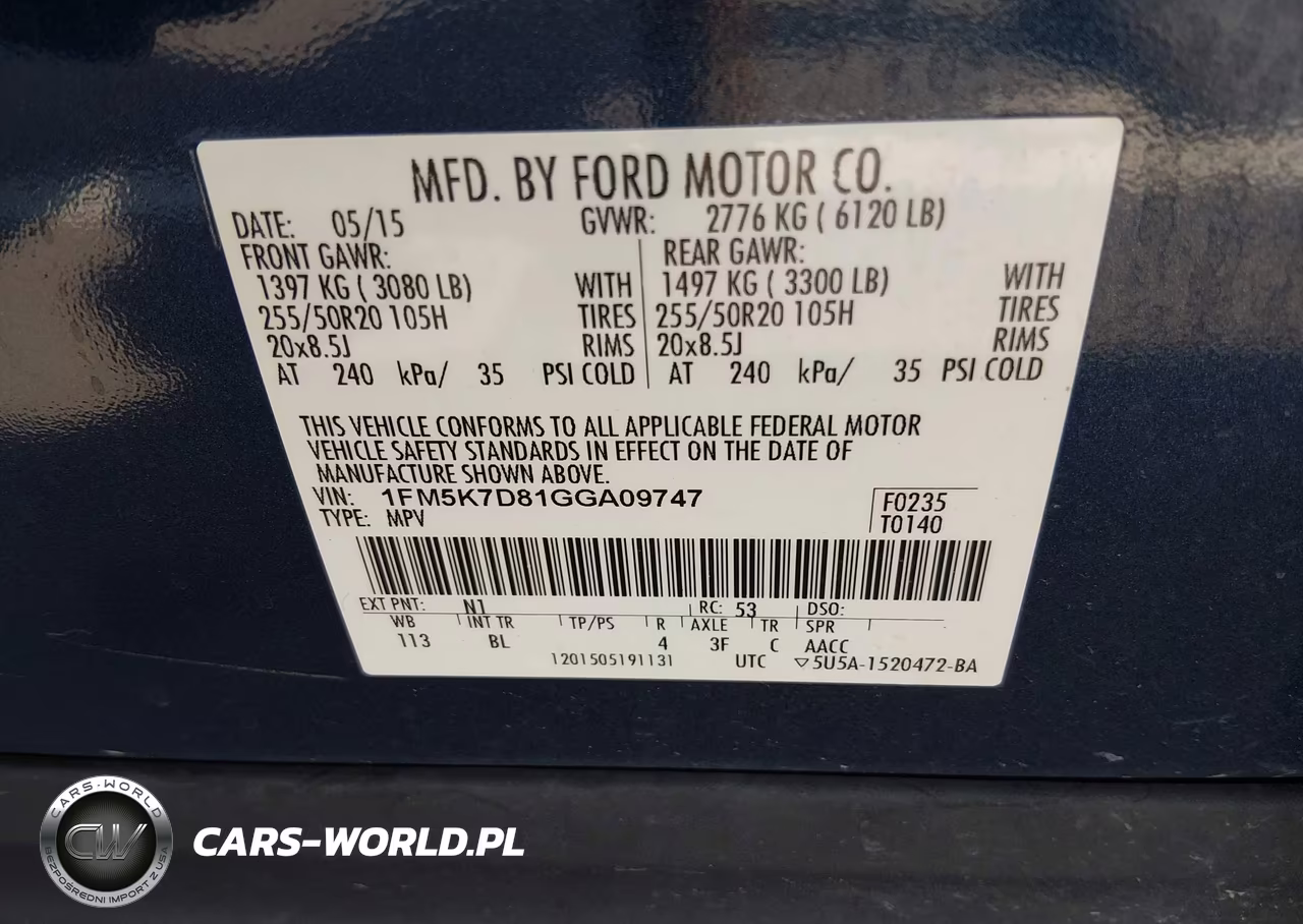 2016 Ford Explorer Xlt VIN:1FM5K7D81GGA09747 - 9