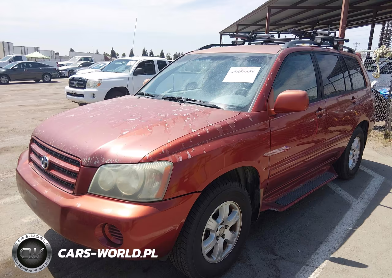 2001 Toyota Highlander V6 VIN:JTEGF21A610019763 - 2