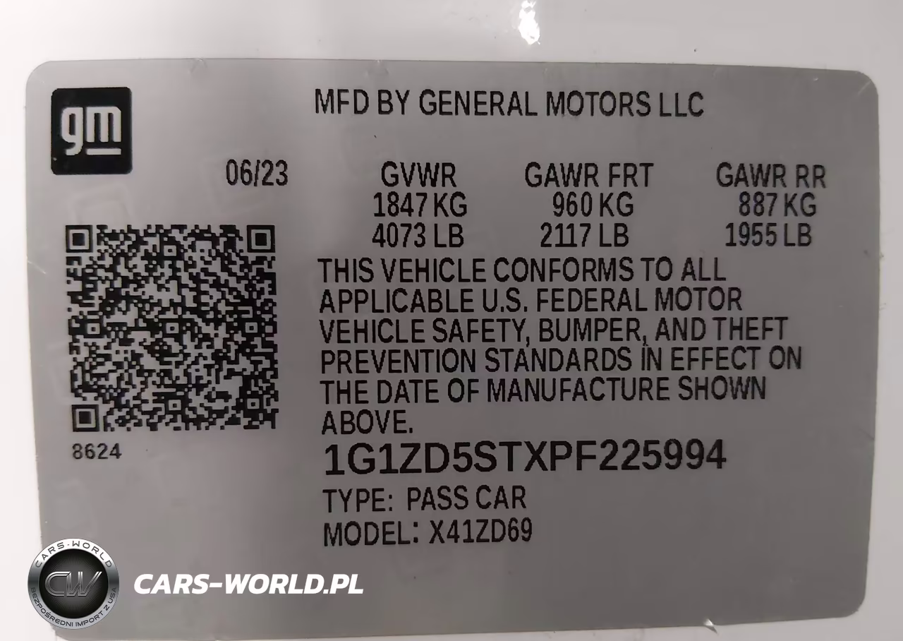 2023 Chevrolet Malibu Fwd 1Lt VIN:1G1ZD5STXPF225994 - 9