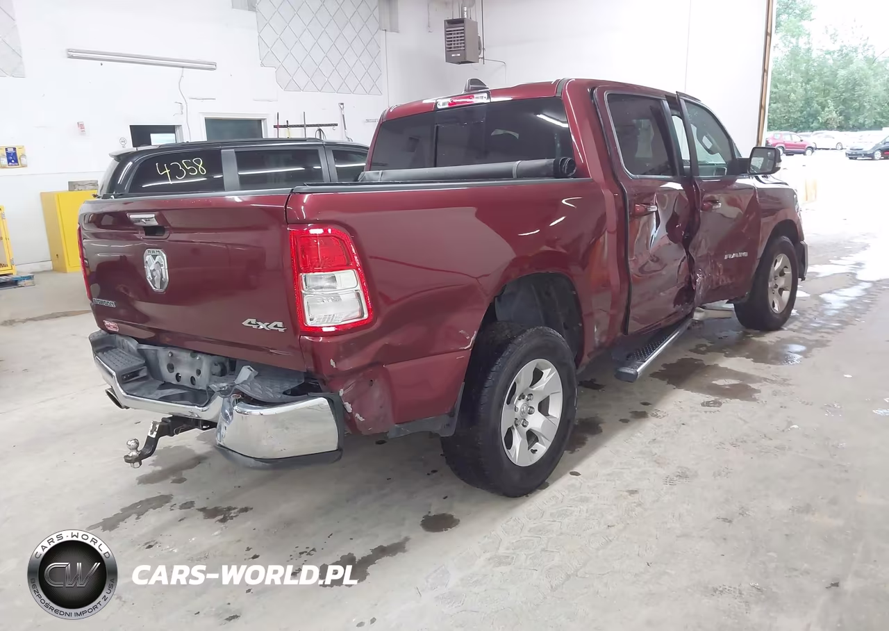 2019 Ram 1500 Big Horn-Lone Star 4X4 5'7 Box VIN:1C6SRFFT7KN695836 - 4