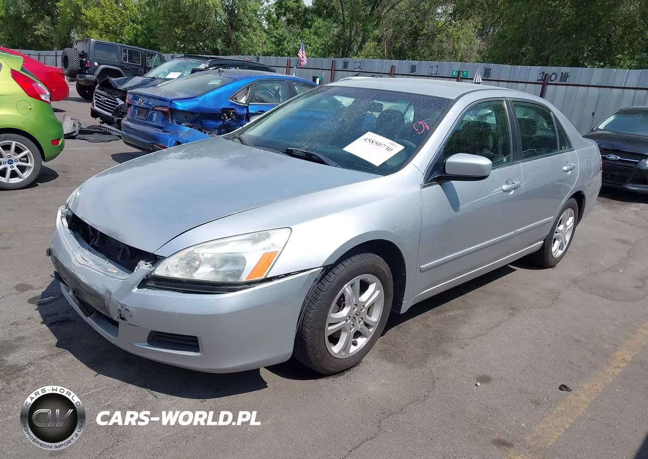 2007 Honda Accord 2.4 Se VIN:1HGCM56337A191452 - 2