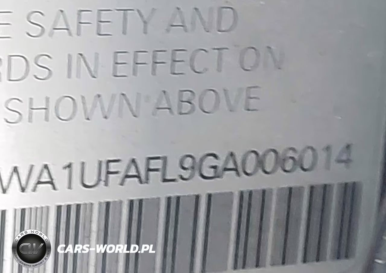 AUDI ALLROAD VIN:WA1UFAFL9GA006014 - 9