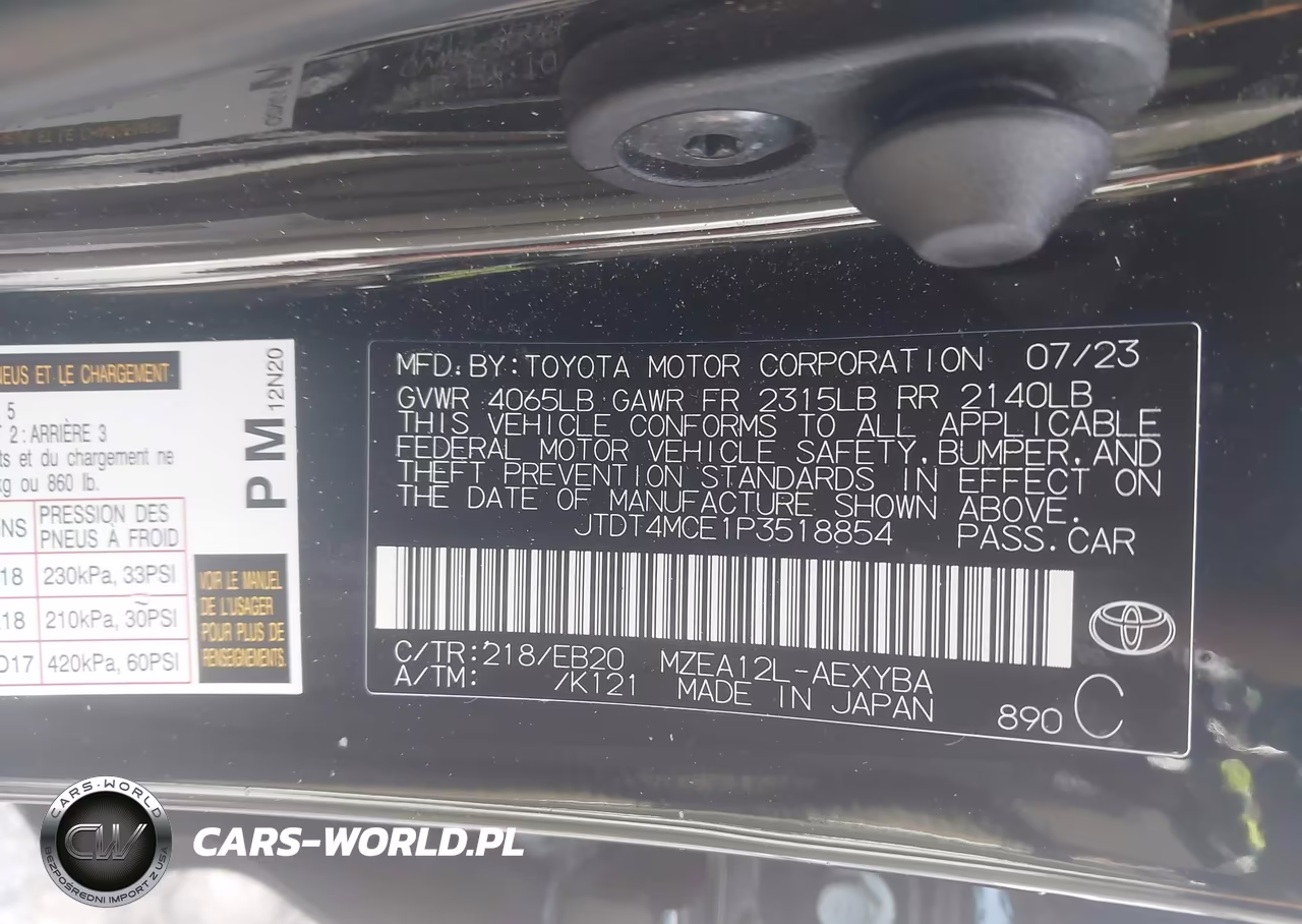 2023 Toyota Corolla Xse VIN:JTDT4MCE1P3518854 - 9