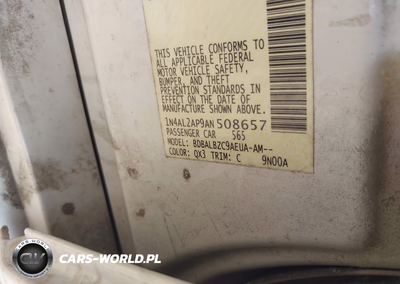 2010 Nissan Altima 2.5 S VIN:1N4AL2AP9AN508657 - 9