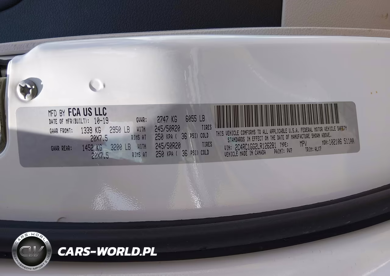 2020 Chrysler Pacifica Limited VIN:2C4RC1GG2LR126281 - 9