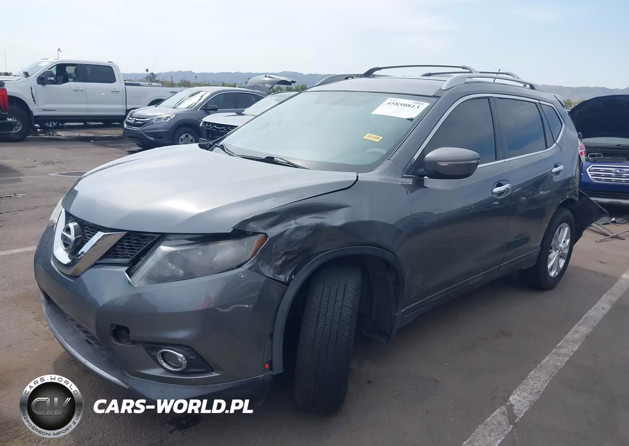 2015 Nissan Rogue Sv VIN:5N1AT2MT2FC918752 - 2
