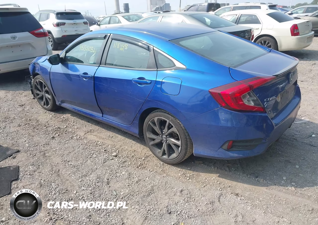 2021 Honda Civic Sport VIN:2HGFC2F89MH533817 - 3