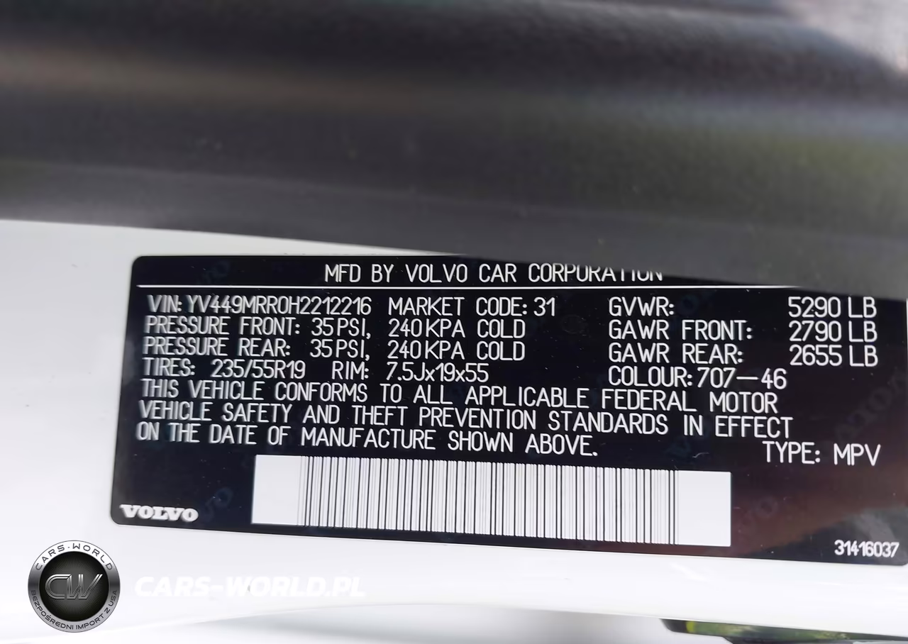 2017 Volvo Xc60 T6 Dynamic VIN:YV449MRR0H2212216 - 9