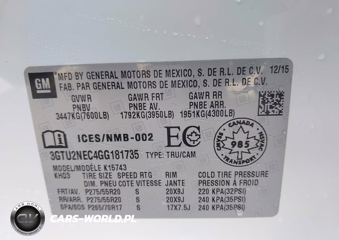 2016 GMC Sierra 1500 Slt VIN:3GTU2NEC4GG181735 - 9