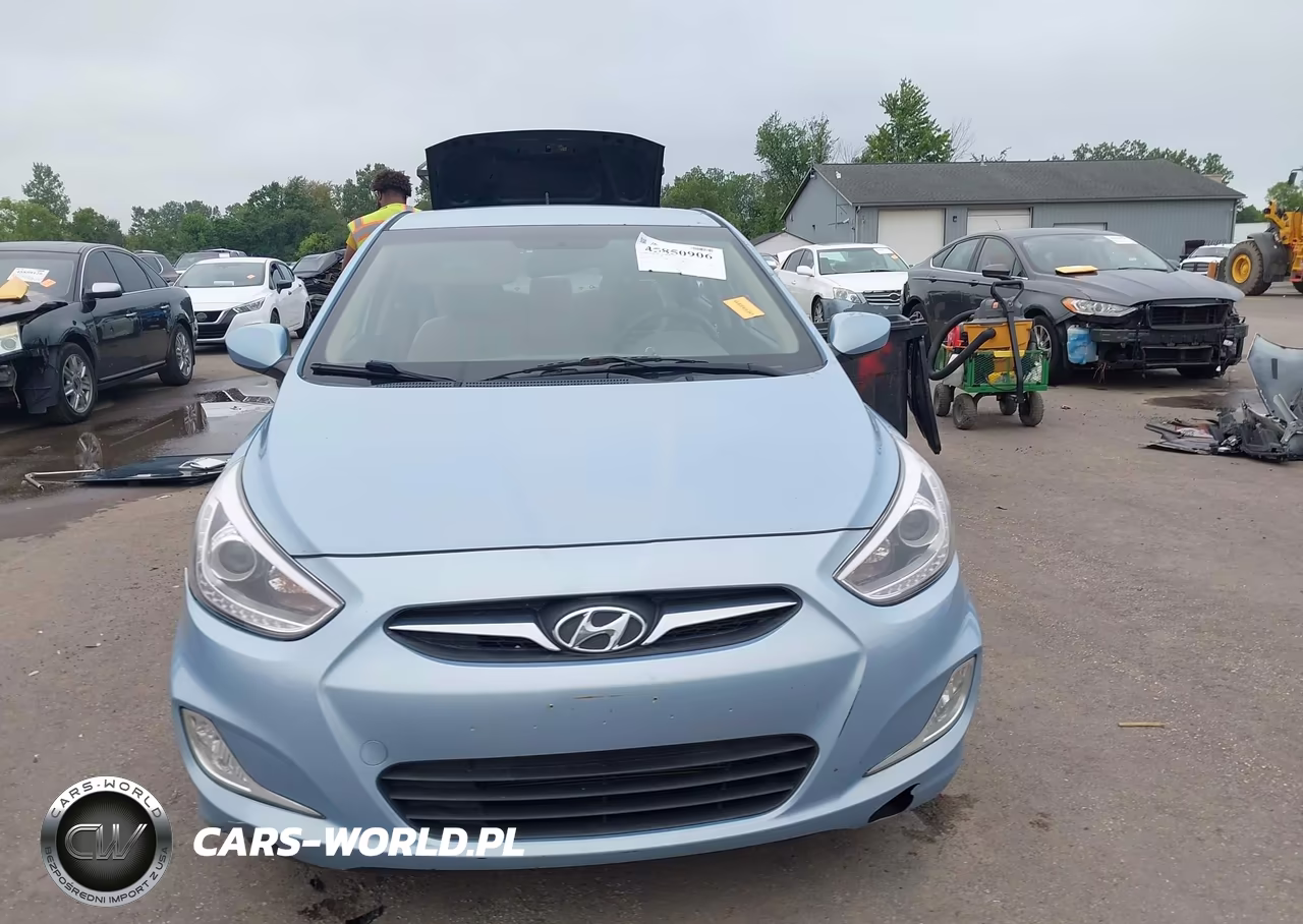 2014 Hyundai Accent Gls VIN:KMHCU4AE7EU752518 - 12