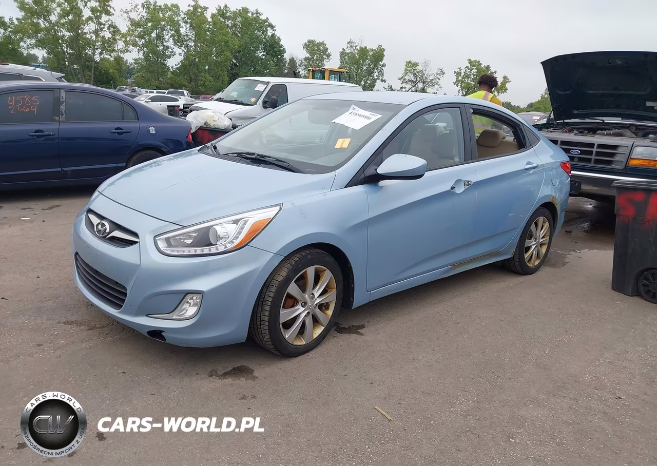 2014 Hyundai Accent Gls VIN:KMHCU4AE7EU752518 - 2