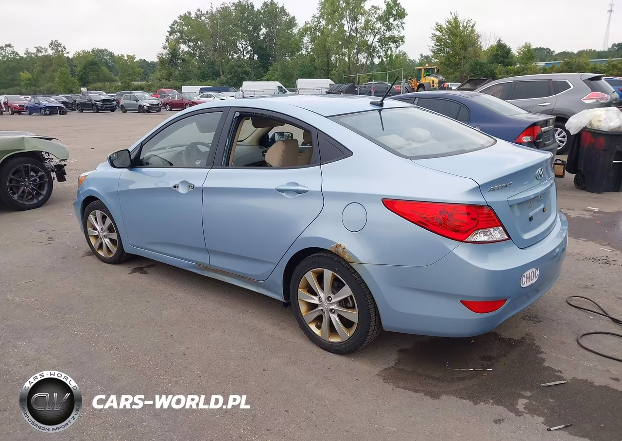 2014 Hyundai Accent Gls VIN:KMHCU4AE7EU752518 - 3