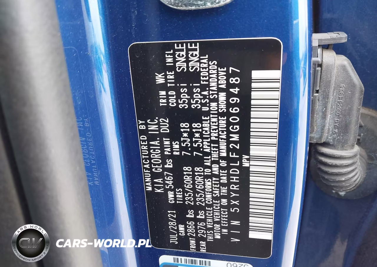 2021 Kia Sorento Ex VIN:5XYRHDLF2MG069487 - 9