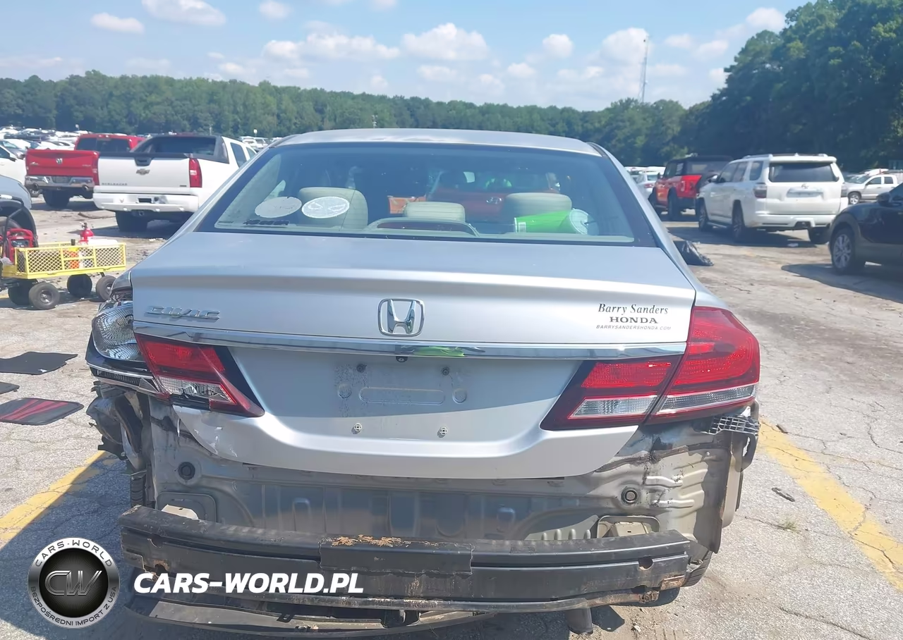 2013 Honda Civic Lx VIN:2HGFB2F54DH571996 - 15